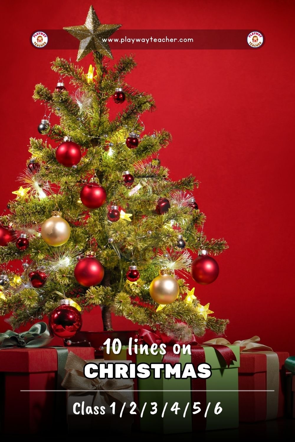 10 lines on christmas playwayteacher