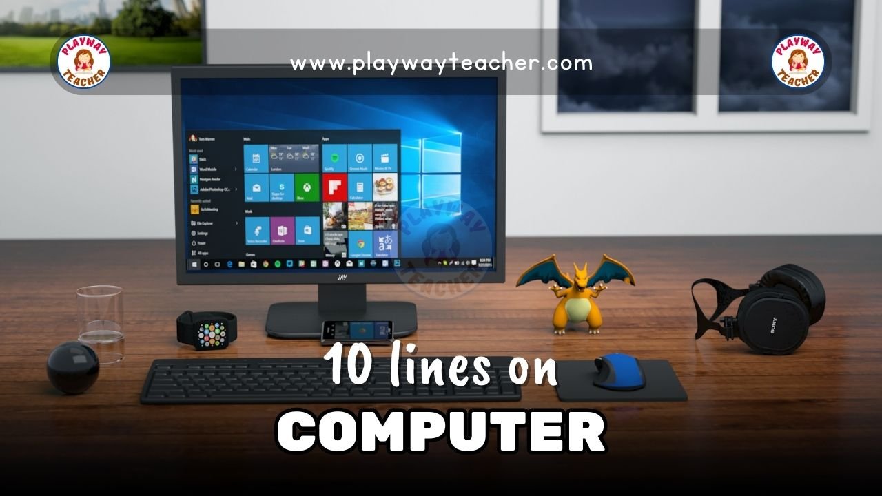 10 lines on computer