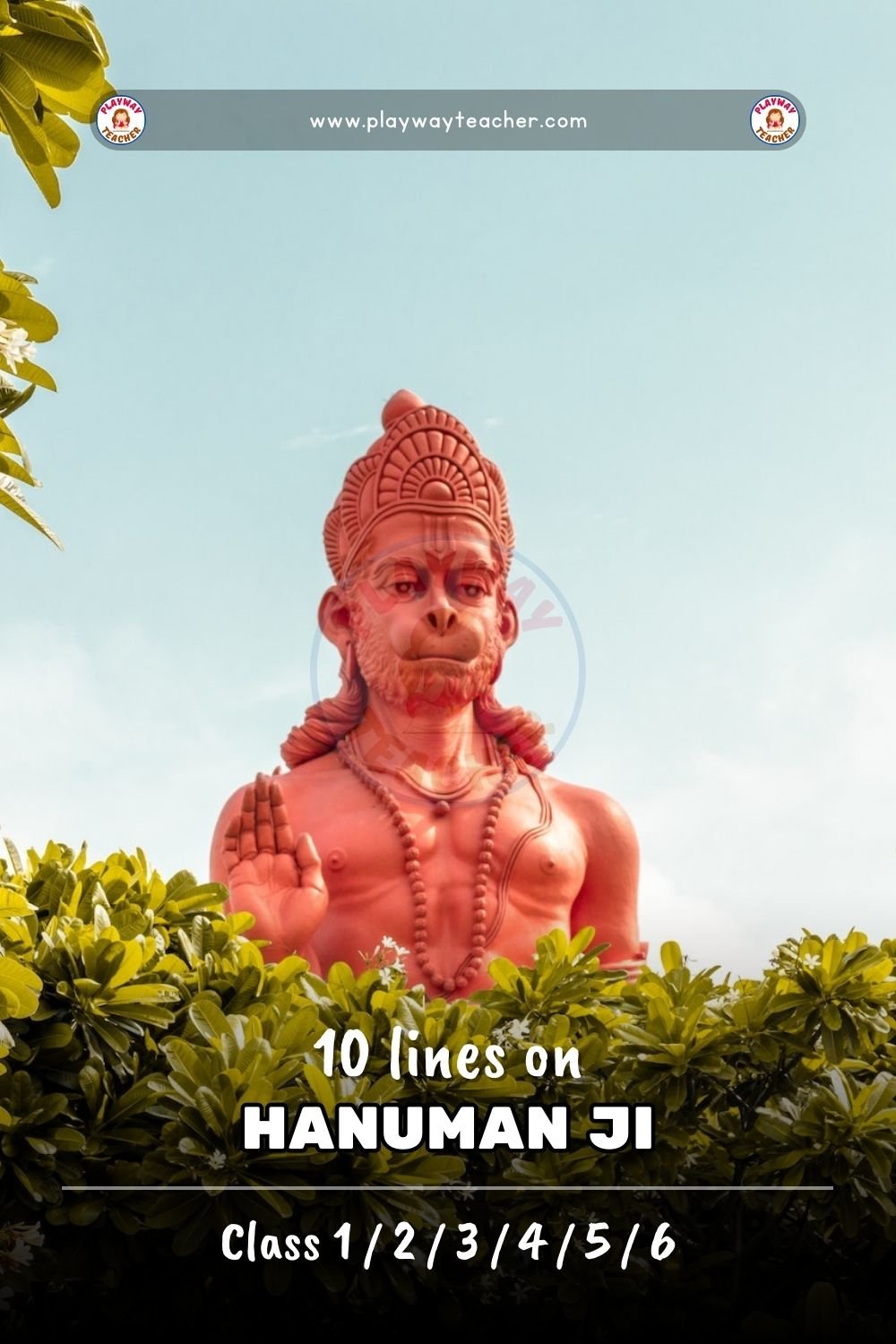10 lines on hanuman ji playwayteacher
