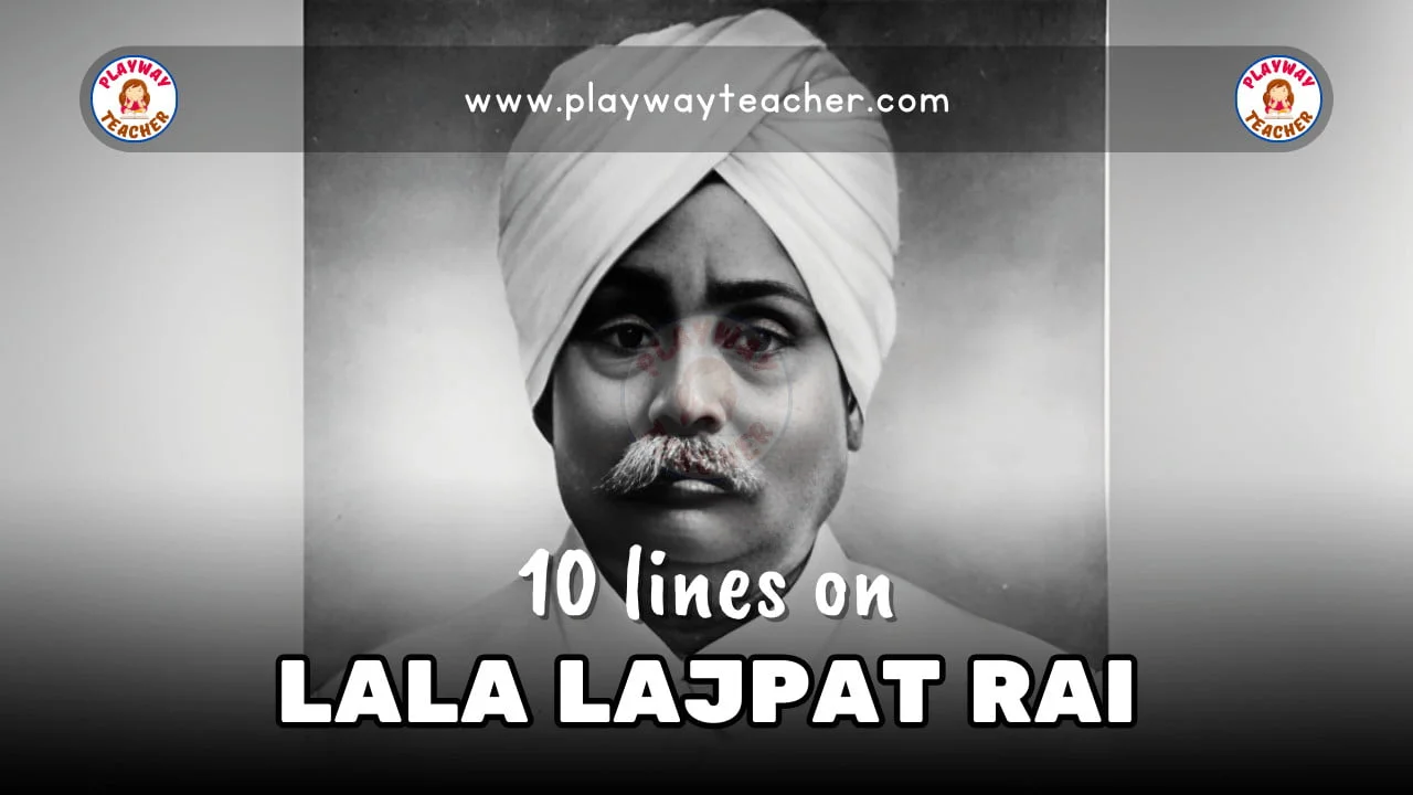 10 lines on lala lajpat rai