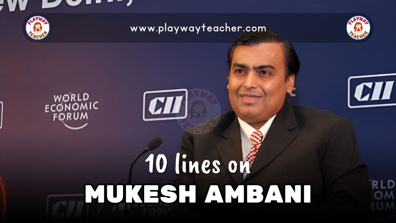 10 lines on mukesh ambani