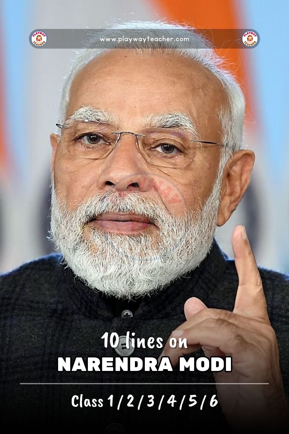 10 lines on narendra modi playwayteacher