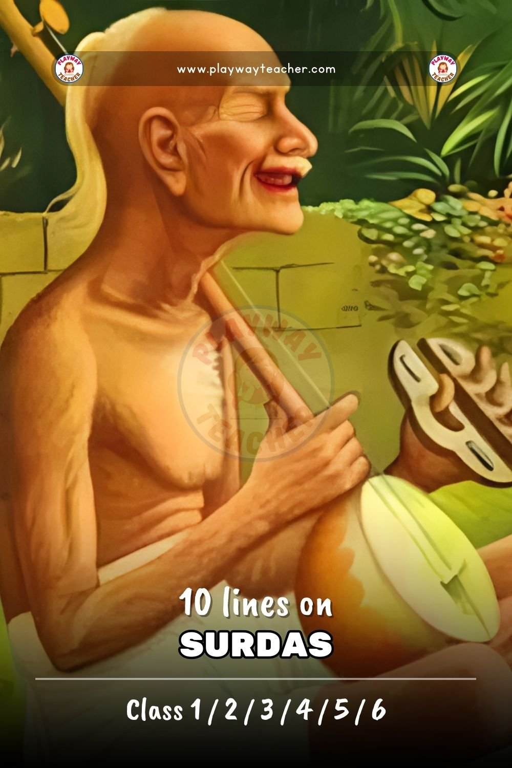 10 lines on surdas playwayteacher