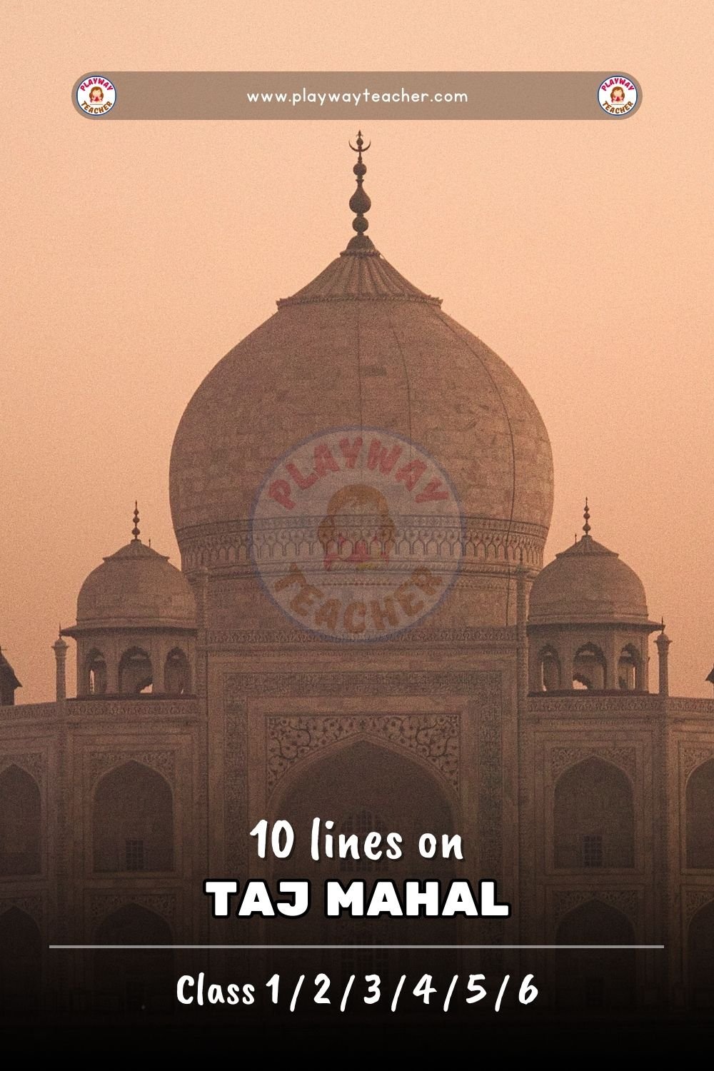 10 lines on taj mahal playwayteacher