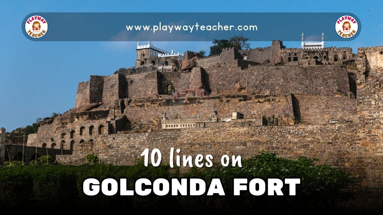 10 lines on golconda fort