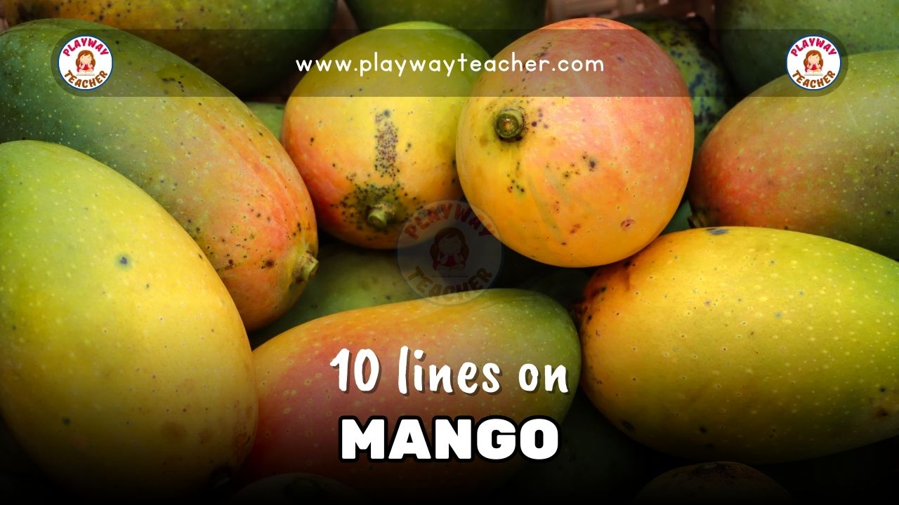 10 lines on mango